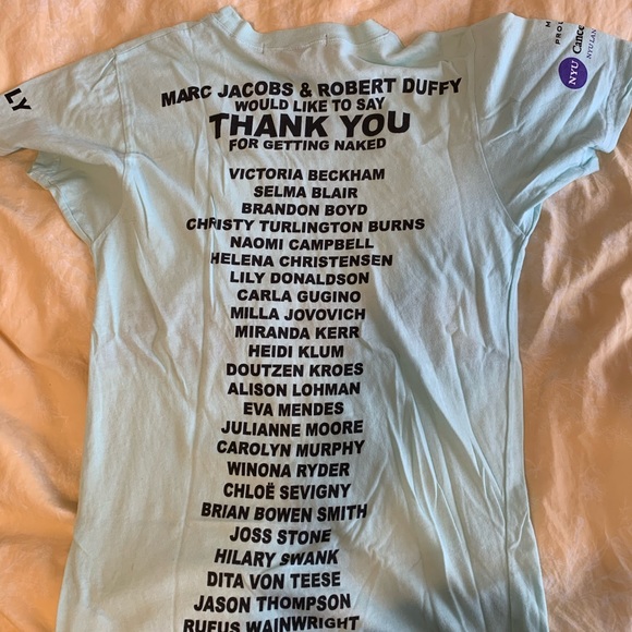 VINTAGE MARC JACOBS PROTECT SKIN CAMPAIGN T-SHIRT - Picture 4 of 5